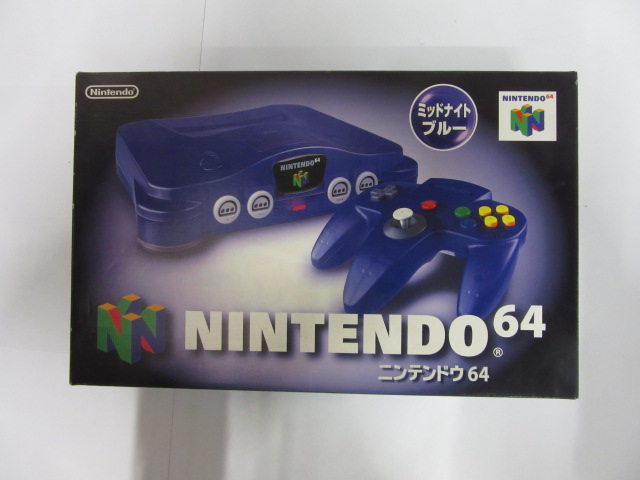 ニンテンドウ64（ミッドナイトブルー） │ レトロゲーム買取専門店 