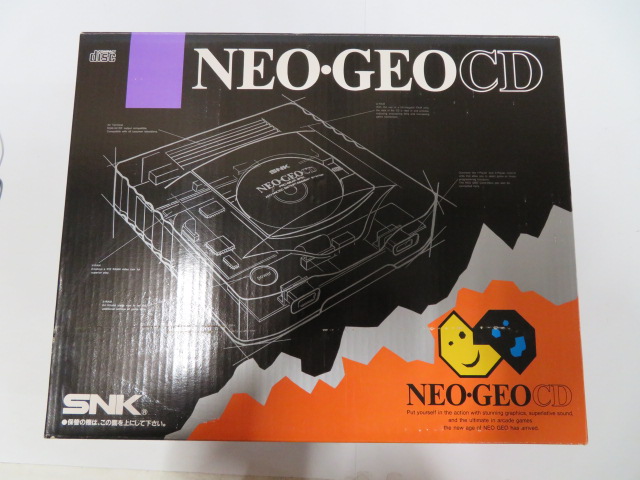 在庫定番043 SNK NEOGEO CD ネオジオ CD-T01 本体/その他付属品付 ※中古 ネオジオ