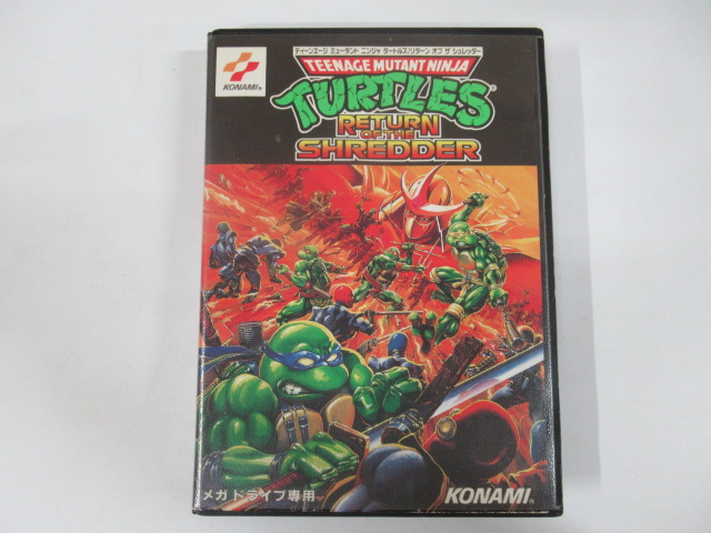 メガドライブTMNTリターンオブザシュレッダーカセットのみ （TMNT 