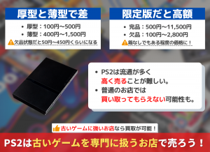 【モデル別】PS2本体の買取価格はいくら？箱なし価格もご紹介！