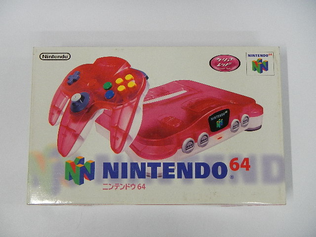 ニンテンドウ64（クリアレッド） │ レトロゲーム買取専門店レトログ
