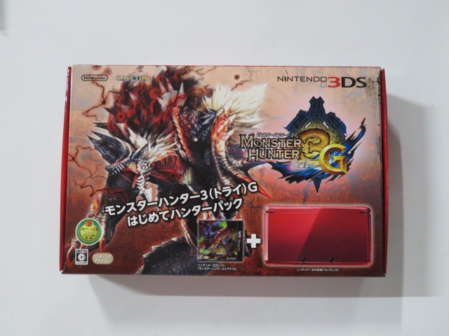 セール2024美品Nintendo 3DS MH3 G ハジメテハンターP フレアレッド Nintendo Switch
