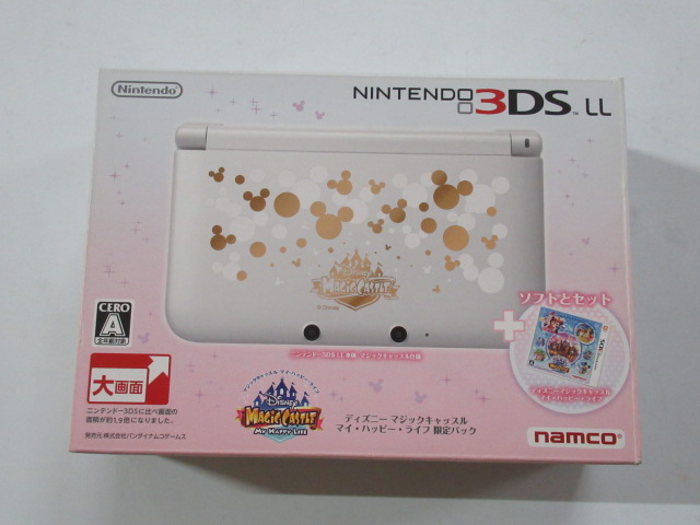 New 3DS 本体 ディズニーマジックキャッスル (充電器付き) 強まり