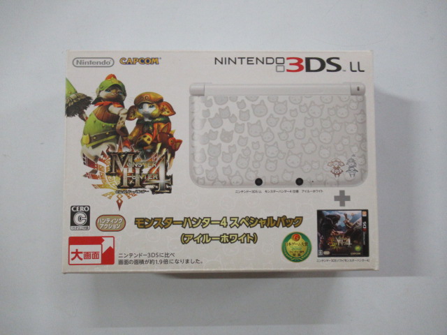 ニンテンドー3DSLL本体 モンスターハンター4 スペシャルパック  