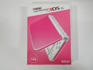 ニンテンドー3DSLL ホワイト×ピンク きめ細か 