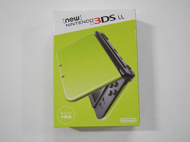 Nintendo Newニンテンドー3DSLL 本体 ライム ブラック RED-001 任天堂  