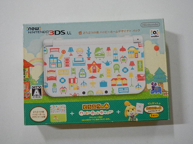 New ニンテンドー3DSLL本体 どうぶつの森 ハッピーホームデザイナー  