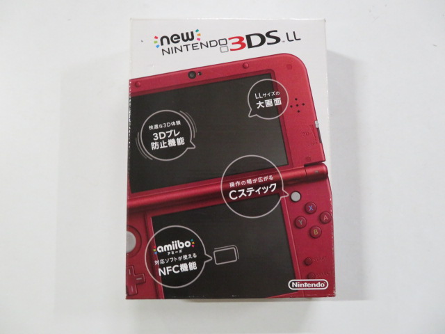 New ニンテンドー3DSLL本体 メタリックレッド SPR-001 │ レトロゲーム  
