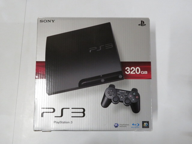 PlayStation3 320GB チャコールブラック(旧薄型PS3本体・CECH-3000B 